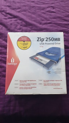 Iomega zip 250mb usb drive - zip,