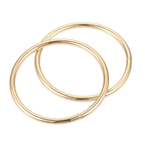 2pcs 50mm metal rings - metal,