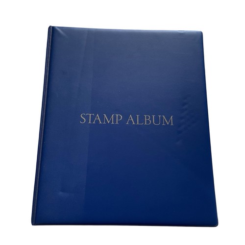 Whsmith blue stamp album with - album,