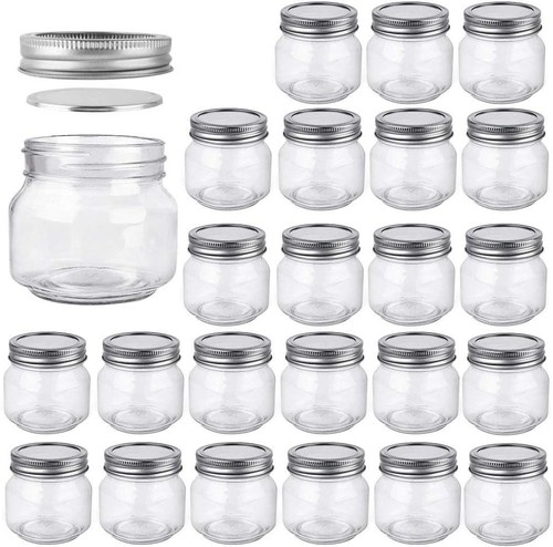 Mason jars 24 pack 240ml - 8,