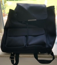 Elle Sport Backpack/Rucksack 13x12x5in black Padded Black Straps VGC