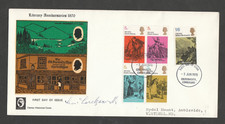 1970 Literary Anniversaries CAMEO Cover Cockermouth FDI SIGNED Wordsworth family
