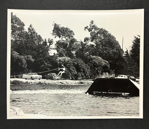 1960s water skiing man ski - water,