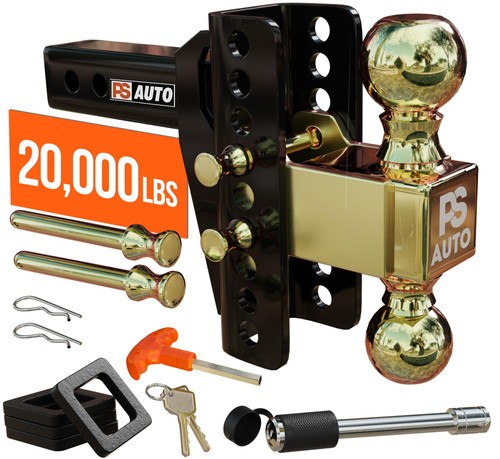 Adjustable gooseneck drawbar - gooseneck,