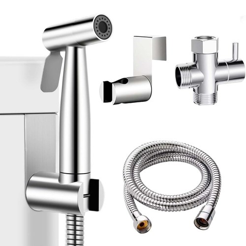 Bidet spray kit chrome shattaf - bidet,