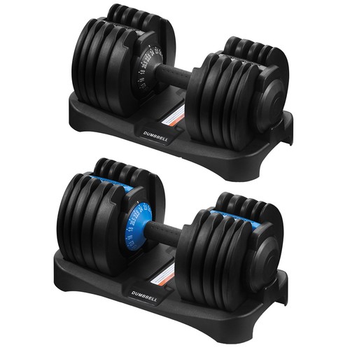 Adjustable dumbbell 24kg home - dumbbell,