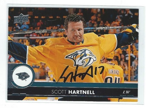 Scott hartnell signed - hartnell, 2017/18