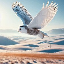 Snowy Owl. Majestic. In Full