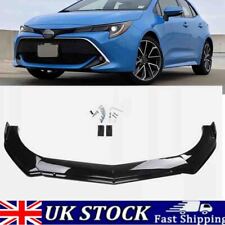 For Toyota for Corolla SE XSE Front Bumper Splitter Lip Body Kit Gloss Black UK