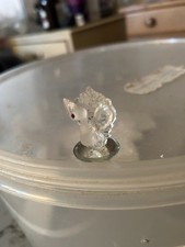 Glass Owl On Base 