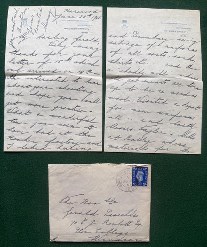 Antique royal signed letter - royal,
