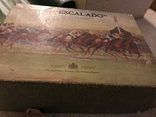 escalado horse racing game by chad valley 1930 with whips