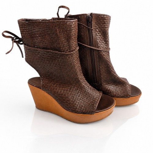 Hogl brown woven - hogl, leather