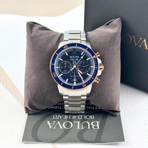 Bulova marine star 45mm - bulova, blue
