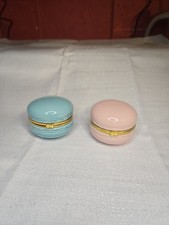 Macaron Glass Hinged Trinket