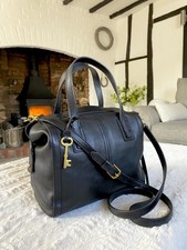?BEAUTIFUL FOSSIL BLACK Cross Body/Shoulder/Grab/Hand Bag - NEW! RRP £179!?