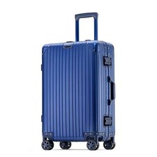 Blue Aluminium Carry on