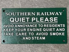SOUTHERN RAILWAY SIGN Repro