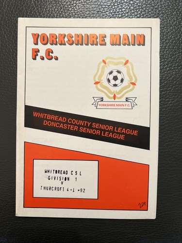1992 yorkshire main - yorkshire,