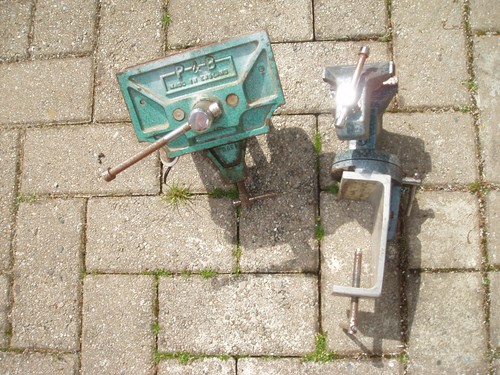 Two bench vices - inch, p&b