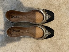 Unze Beaded Khussa Flat Shoes
