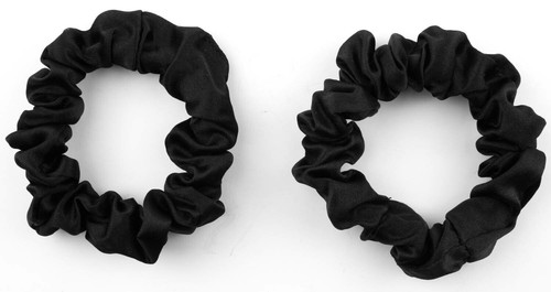 2pk pure silk scrunchies - pure, soft