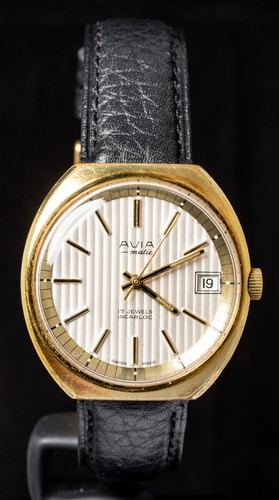 Avia silver striped dial - avia,