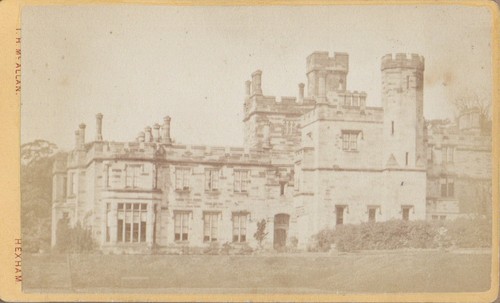 Cdv beaufront castle hexham - castle,