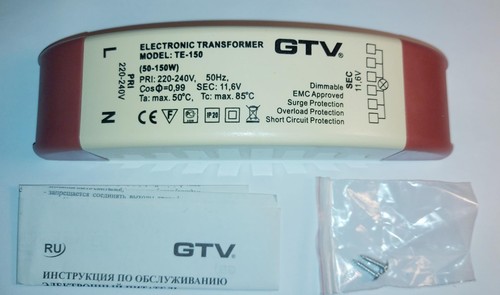 Gtv electronic transformer - gtv,