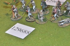 25mm 7YW / french indian war - british infantry 10 figs - (129688)