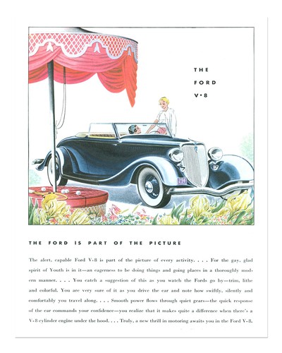 Vintage car poster - poster, art