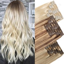 Double Weft Thick Clip In Real