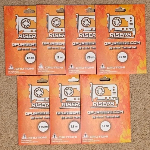 Gpurisers thermal pads gpu - gpurisers, cpu