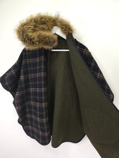 Joules Cape Poncho Small Green