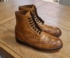 Grenson tan brown leather - tan,