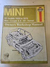 Haynes Manual Mini Owners
