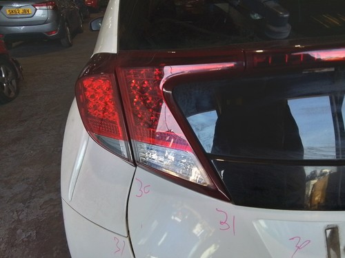 Boot tailgate lamp left - left, honda