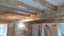 Sand Blasting Beams NO NEED. NO MESS WAY  Faux oak beam makers On FB. X. IN57A