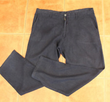 Men’s M & S Navy Blue Linen