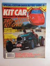 KIT CAR Magazine NOV 1984