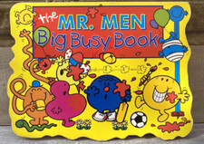 The Mr Men Big Busy Book Big Board 15" Learning ABC Colours animals More 2001