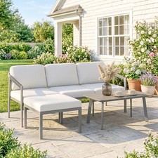 3 Piece Garden Dining Set, 3