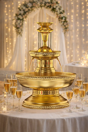 Gold wedding champagne - gold,