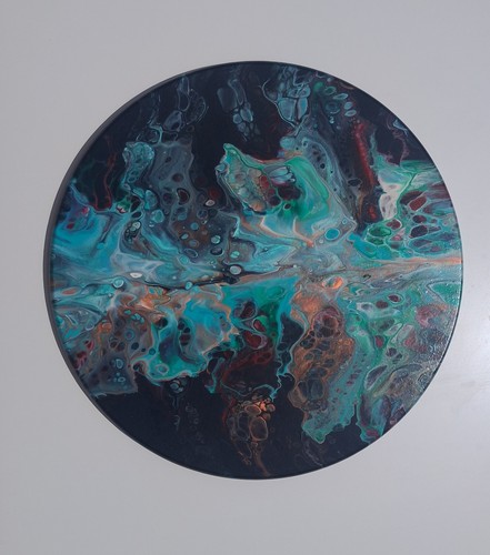 Handmade painting fluid art - handmade,