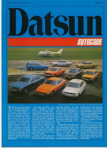 Datsun cherry sunny - cherry, violet