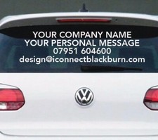 Personalised CAR Rear Window