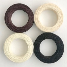 Waxed  Linen Thread 22m Black