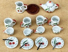 Dolls House Tea Set Ceramic