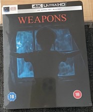 Weapons  - 4K UHD Blu-ray - Limited Edition Steelbook- HMV UK Release 