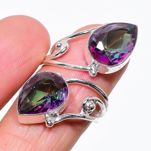 Mystic topaz gemstone handmade - mystic,